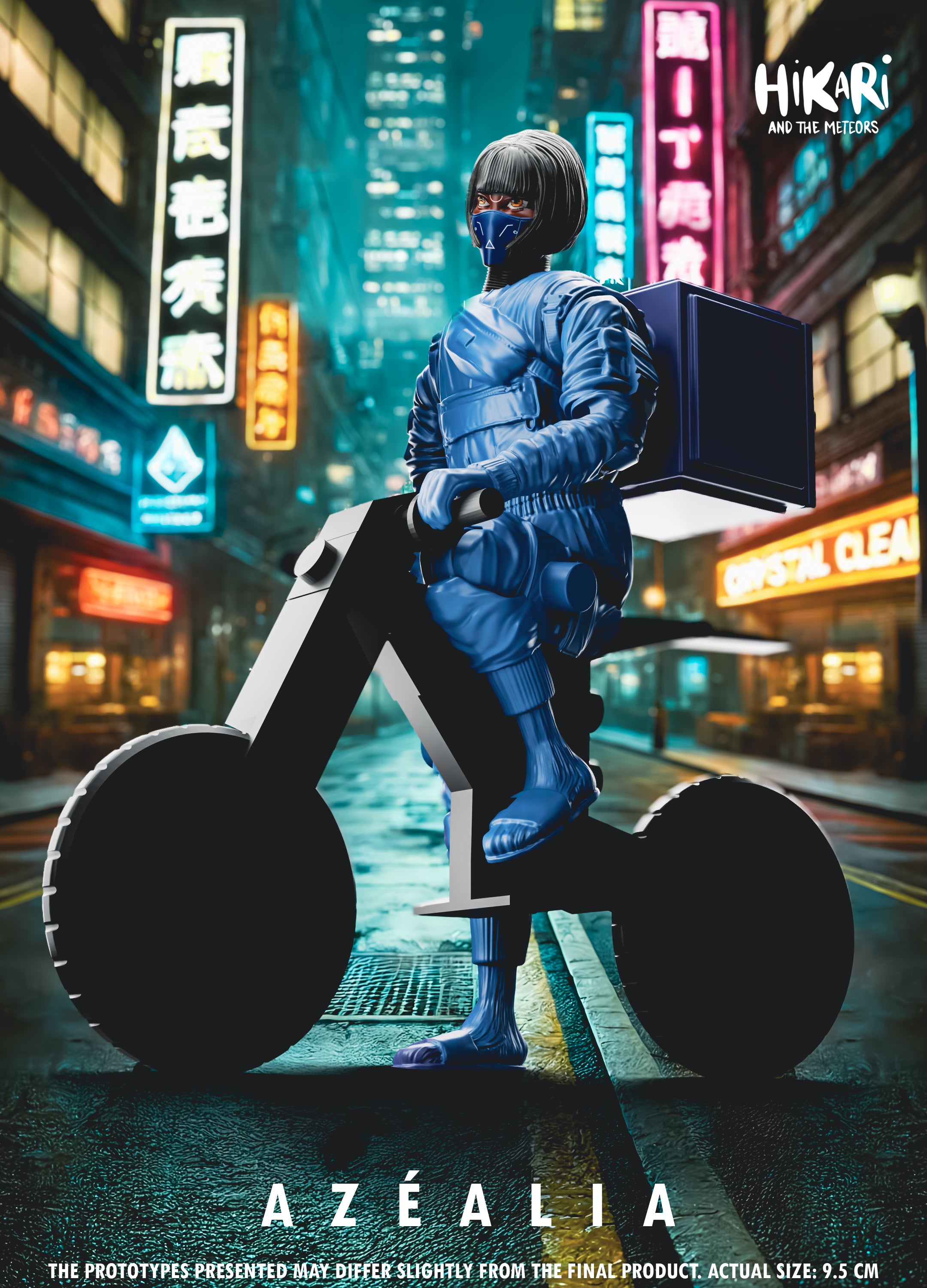 Figurine Azéalia – Action Figure écologique 100 % belge | Hikari et les Météores