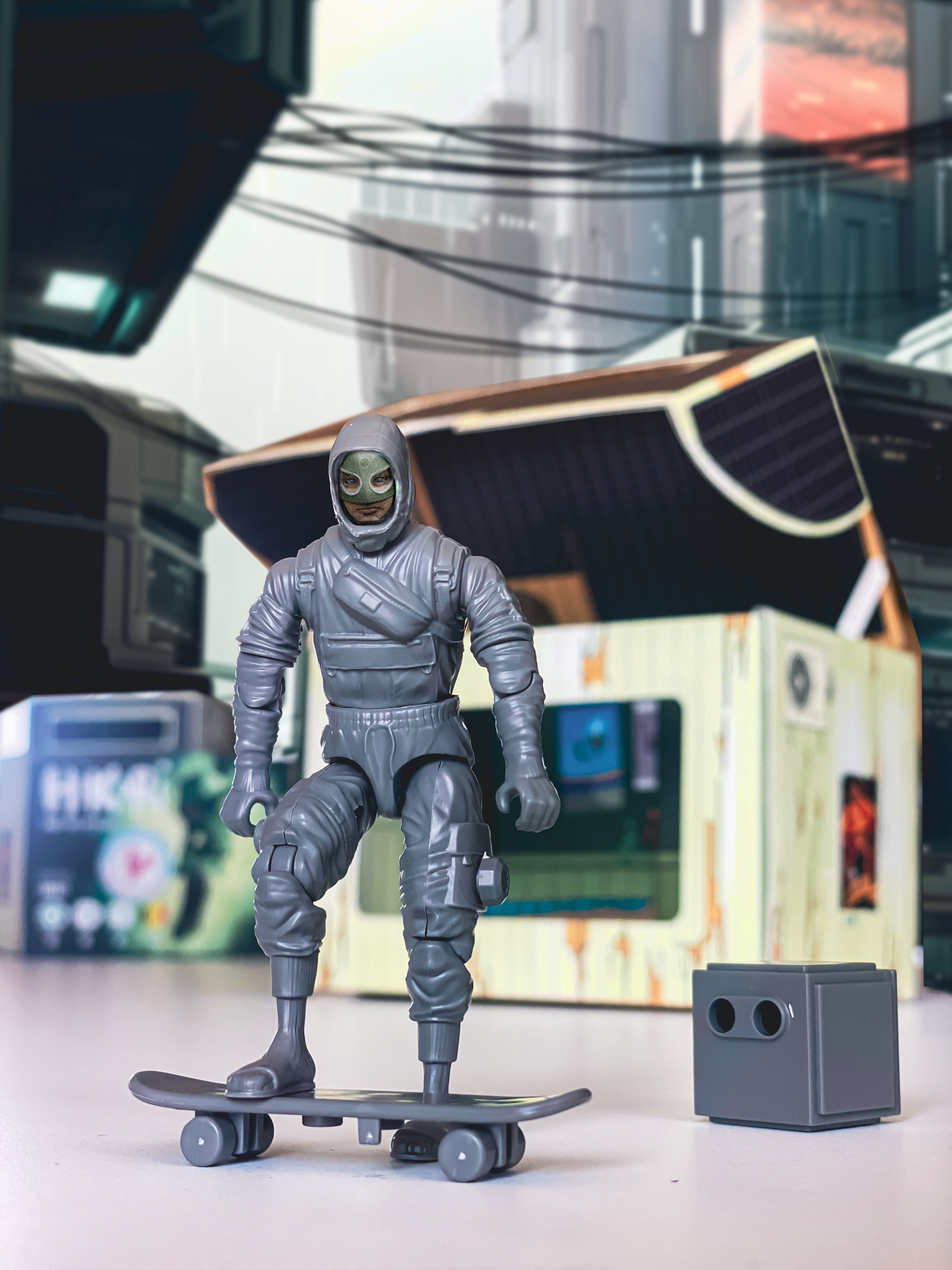 Figurine Riley – Action Figure écologique 100 % belge | Hikari et les Météores