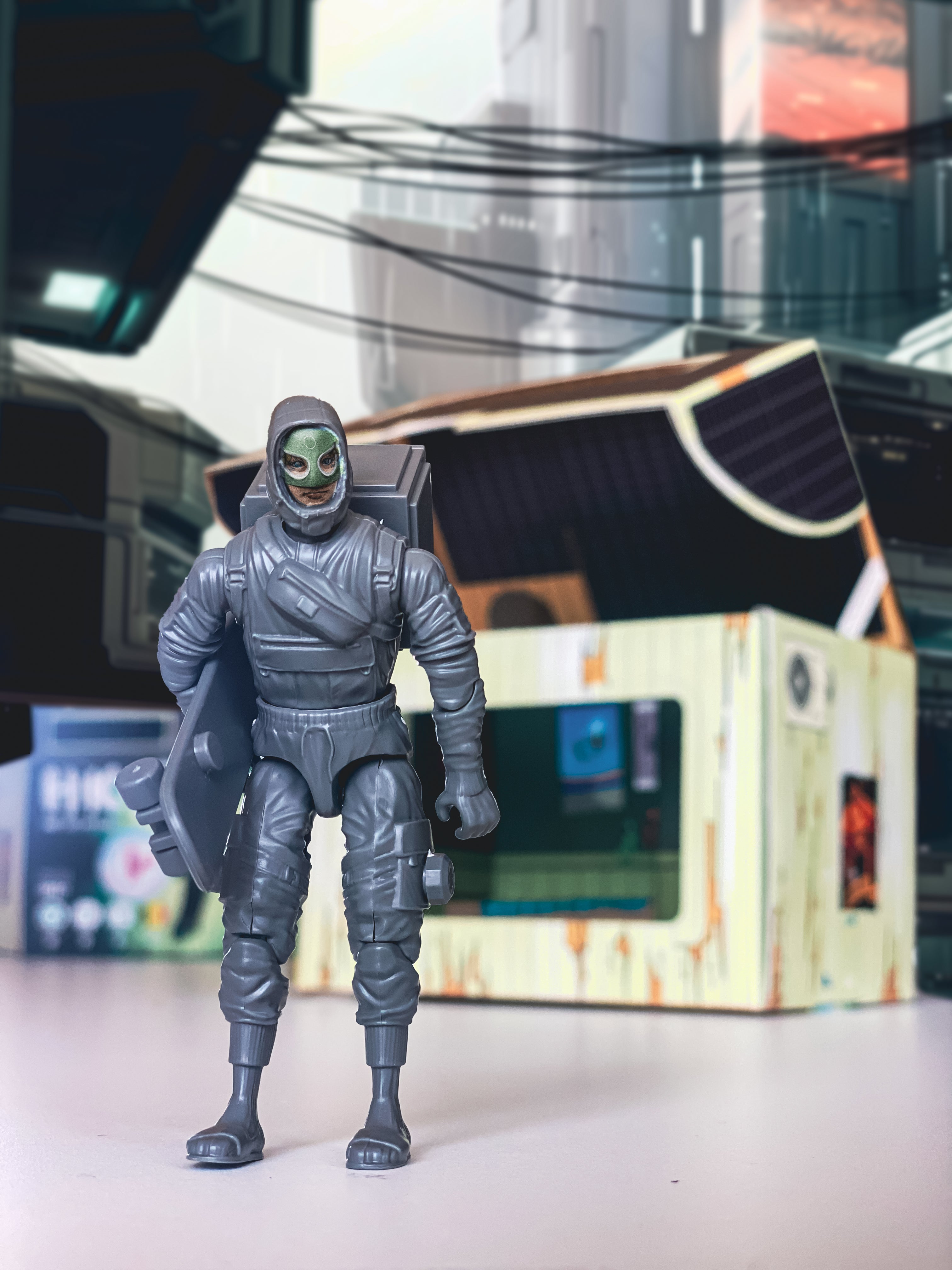 Figurine Riley – Action Figure écologique 100 % belge | Hikari et les Météores