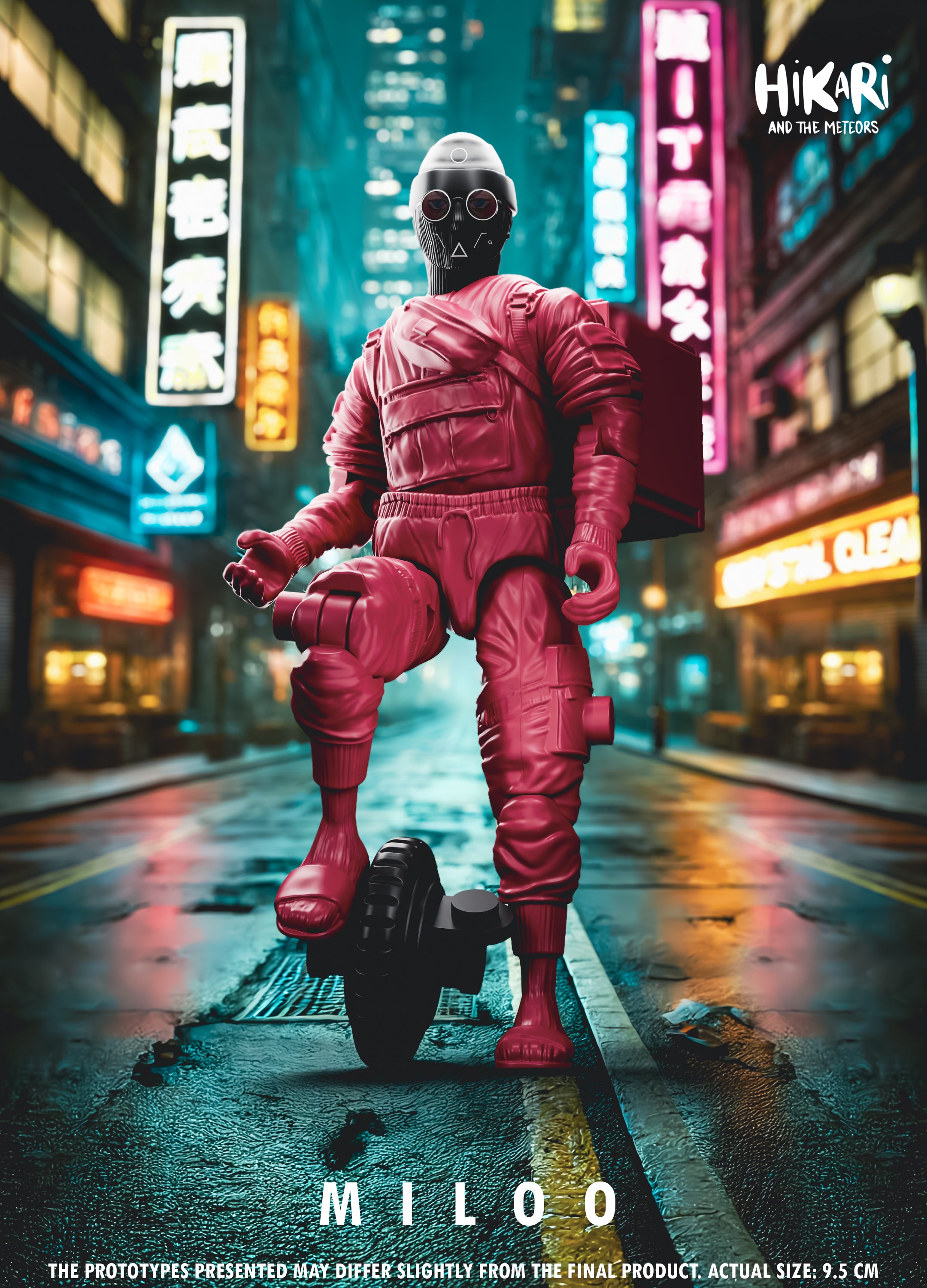 Figurine Miloo – Action Figure écologique 100 % belge | Hikari et les Météores